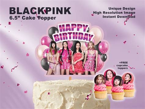 blackpink cake|blackpink cake topper printable free.